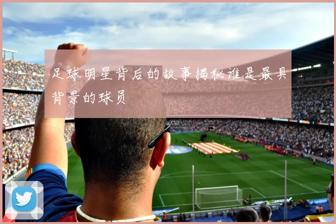 足球明星背后的故事揭秘谁是最具背景的球员